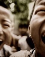 Kids playing, Shanxi, China.